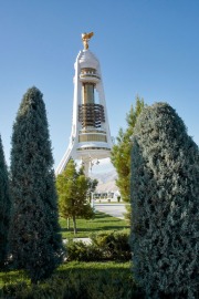 Ashgabat 2017 - Monument and arch of neutrality