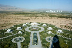 Ashgabat 2017 - View from top of Monument and arch of neutrality toward Ashgabat City
