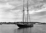 The Bluenose II schooner, Lunenburg, Harbour, Nova Scotia, Canada