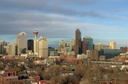Calgary City Skyline with Calgary Tower, Calgary , Alberta, Canada Photo: Peter Llewellyn