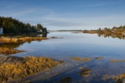 View of inlet on Bush Island near Crescent Beach, Nova Scotia, Canada,