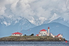 Entrance Island Lighthouse, Entrance Island, Gabriola Island , British Columbia, Canada