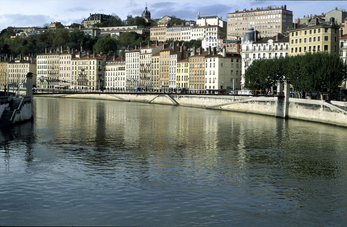 Lyon and the Rhone river Photo: Peter Llewellyn