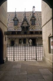 The Hospice at Beaune - entrance Photo: Peter Llewellyn