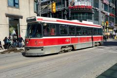 Streetcar, Dundas Square, Toronto , Ontario, Canada