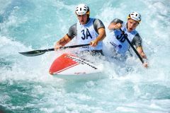 Marcus Becker and Stefan Henze (GER), Mens C2 Class, Olympic Test Event, Lee Valley, White Water Centre