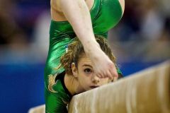 Francesca DEAGOSTINI (ITA), competes in the beam, The London Prepares Visa International Gymnastics, Olympic Test Event, North Greenwich Arena, London, England January 13, 2012.