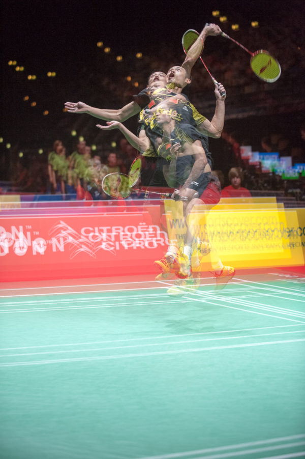 Dan Lin (CHN) , World Badminton Championships, Wembley Arena London, England, Photo by: Peter Llewellyn