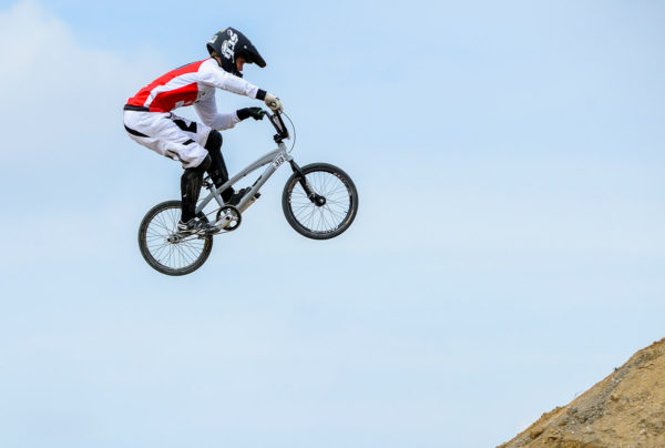 Renaud Blanc (SUI), BMX Supercross World Cup Olympic Test Event, Olympic Park, Stratford London, England, Photo by: Peter Llewellyn
