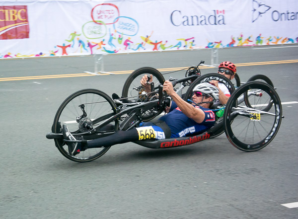 8 August 2015: TO2015 Panam Games, Cycle road race, William Lachenauer (USA) competes in the H3-M cycle road race, Ontario Place
